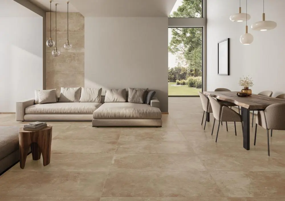 Bodenfliese Dekor Villeroy & Boch 2632 BR85 Pier 45 rusty grey braun grau 60x60 cm I.Sorte