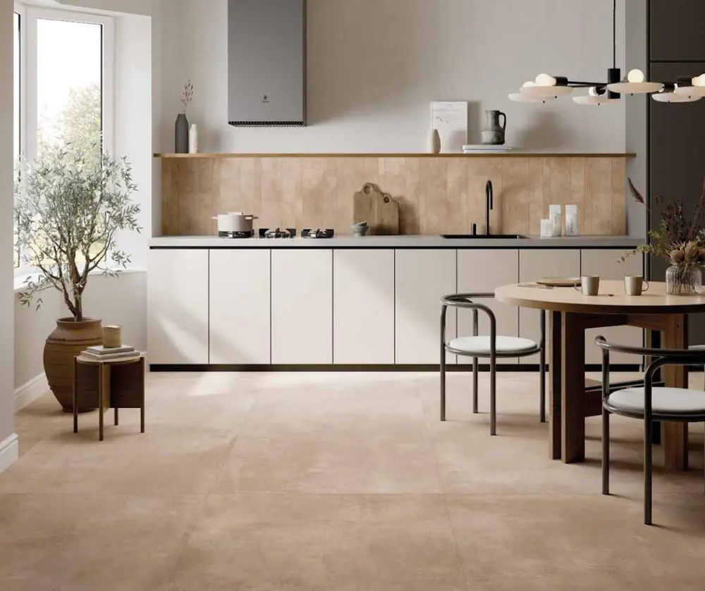 Terrassenplatte Rondine J91889 Volcano sand beige braun 80x80 cm I.Sorte Terrassenplatte Rondine J91889 Volcano sand beige braun 80x80 cm I.Sorte