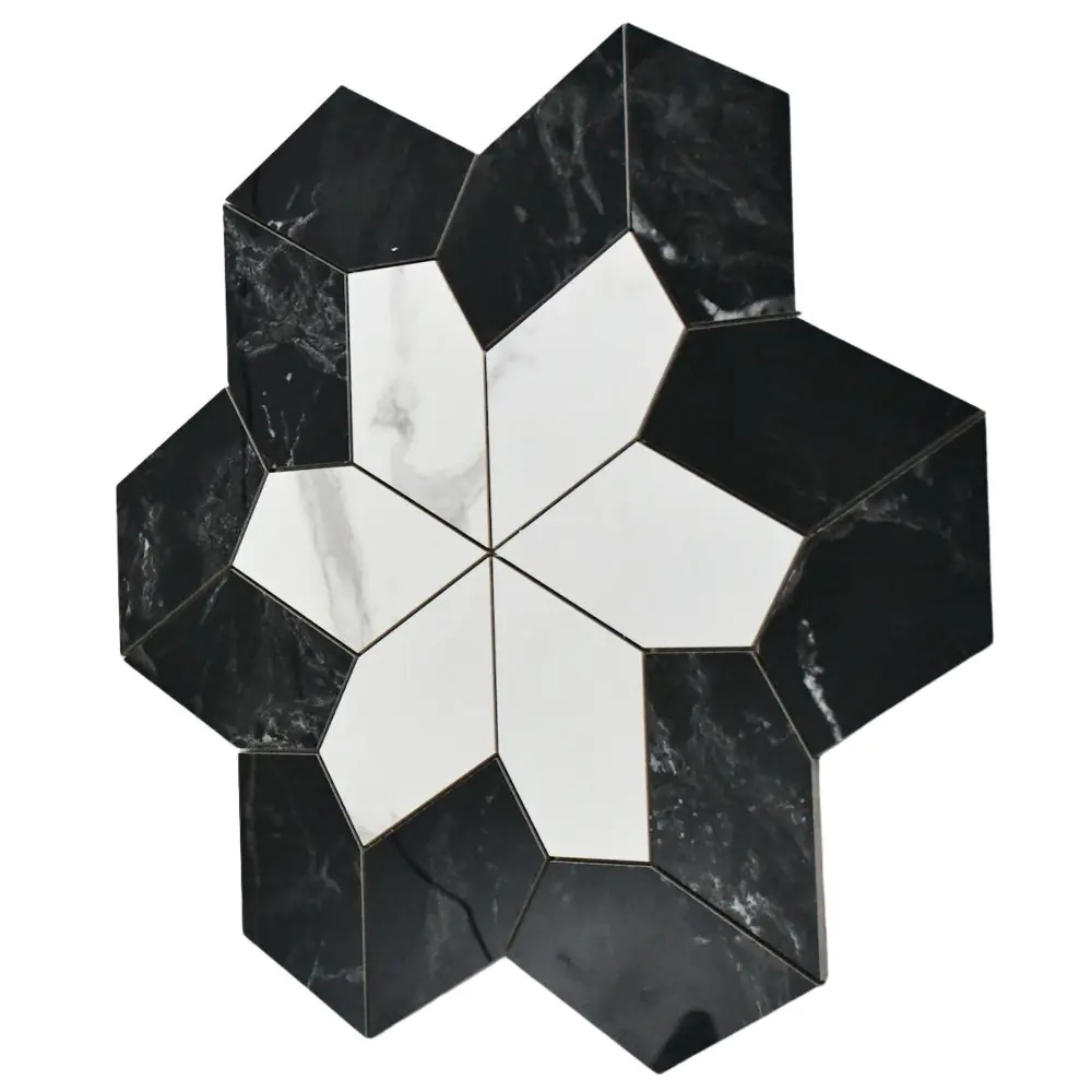 Wandfliese Dekor Villeroy & Boch 2044 ZN9P Nocturne black  60x60 cm I.Sorte