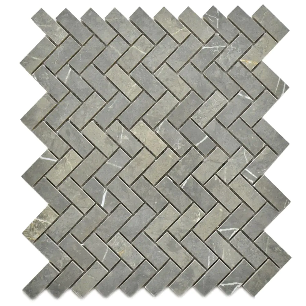 Mosaik Villeroy & Boch 2006 MR6P Marmochic deep pearl grau grün 30x30 cm I.Sorte