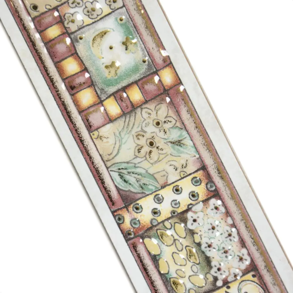 Bordüre Nr.281 creme rot gold 6x20 cm I.Sorte Bordüre Nr.281 creme rot gold 6x20 cm I.Sorte