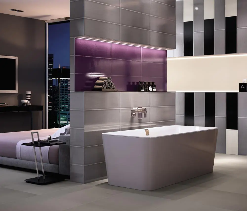 Wandfliese Villeroy & Boch 1265 CR93 Creative System 4.0 deep purple lila 20x60 cm I.Sorte Wandfliese Villeroy & Boch 1265 CR93 Creative System 4.0 deep purple lila 20x60 cm I.Sorte